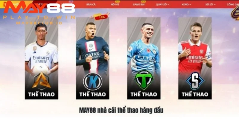 Có nhiều chương trình khuyến mãi dành cho người chơi thể thao MAY88